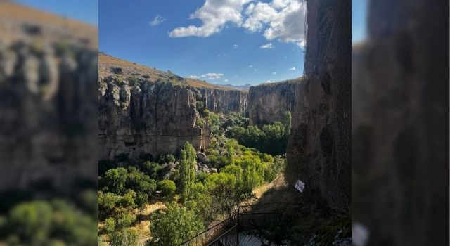 Ihlara Vadisi hafta sonu doğaseverlerle doldu