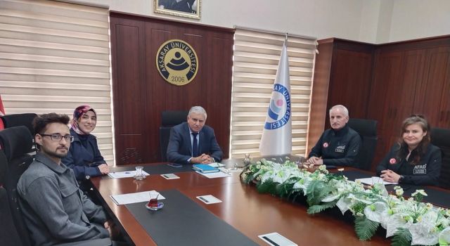 Aksaray Üniversitesi’nde afet hazırlıkları masada