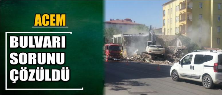 Acem Bulvarı Sorunu Çözüldü