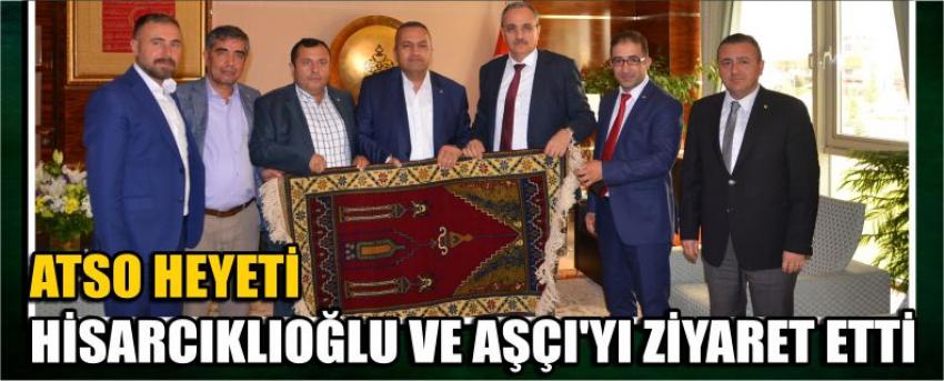 Atso Heyeti Hisarcıklıoğlu Ve Aşçı’yı Ziyaret Etti