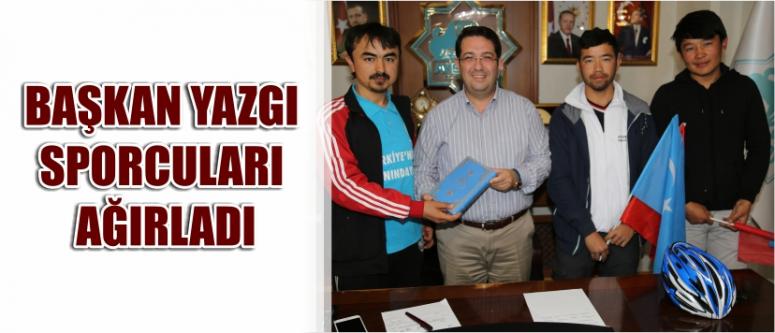Başkan Yazgı Sporcuları Ağırladı