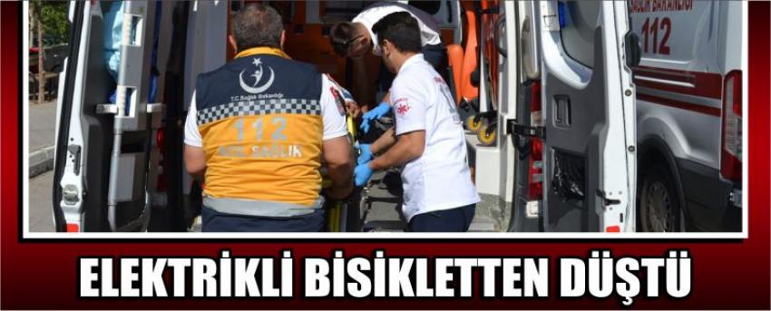 Elektrikli Bisikletten Düştü