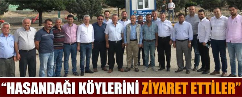“Hasandağı Köylerini Ziyaret Ettiler”