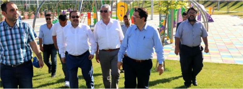 Genç Osman Parkı’nda İnceleme Yaptı
