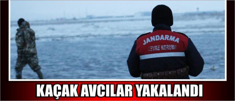 Kaçak Avcılar Yakalandı