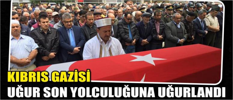 Devrilen Traktörün Altında Kalarak Can Veren Kıbrıs Gazisi Yusuf Uğur’a Son Görev