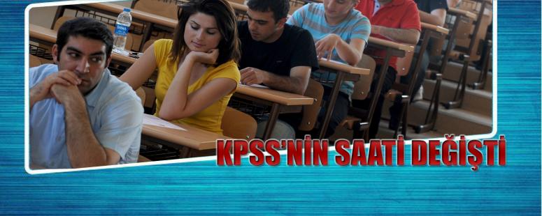 Kpss’nin Saati Değişti