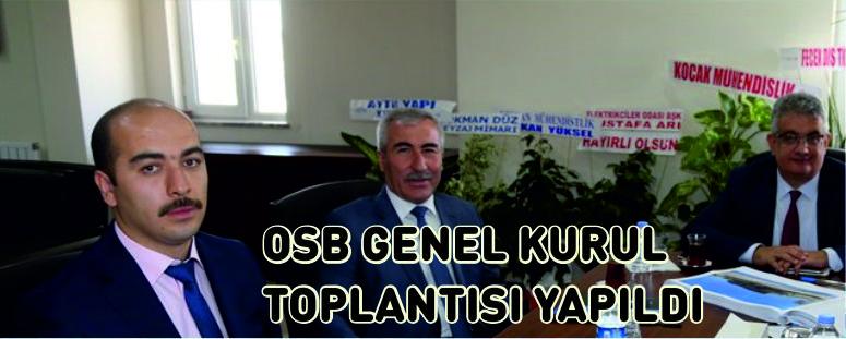 Osb Yönetim Kurulu Toplantısı Yapıldı