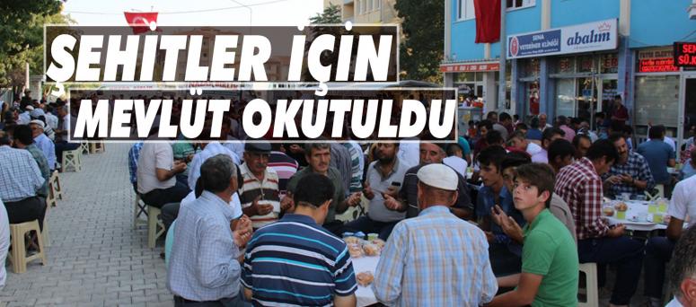 Şehitler İçin Mevlüt Okutuldu