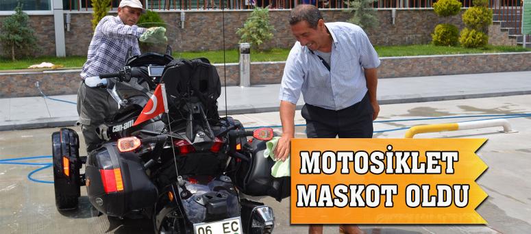 MOTOSİKLET MASKOT OLDU