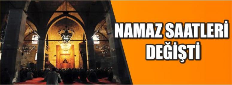 Namaz Saatleri Değişti