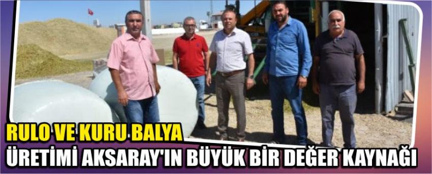 Rulo Ve Kuru Balya Üretimi Aksaray'ın Büyük Bir Değer Kaynağı