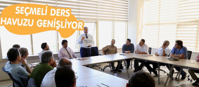 Seçmeli Ders Havuzu Genişliyor 