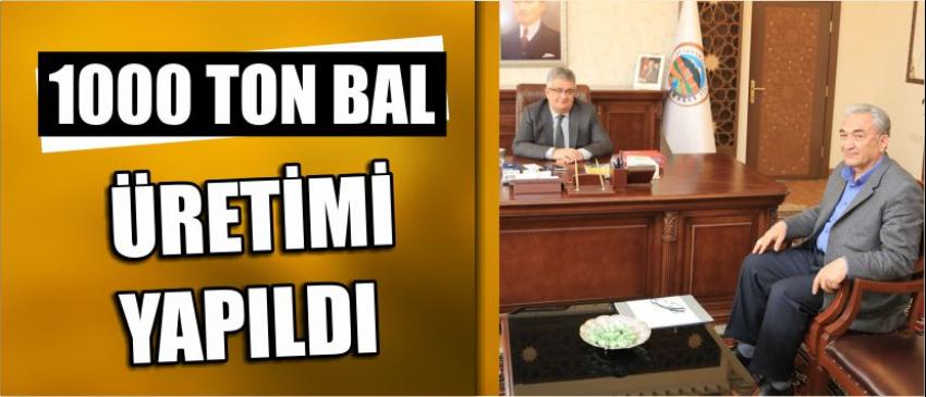 1000 Ton Bal Üretimi Yapıldı