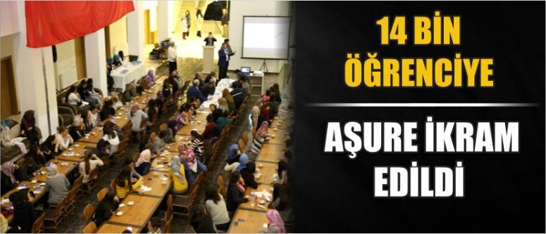 14 Bin Öğrenciye Aşure İkram Edildi