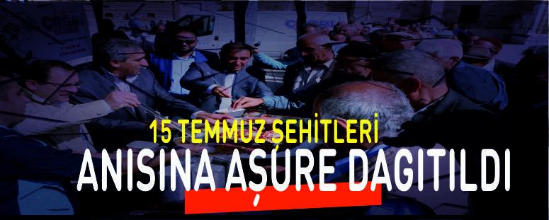 15 Temmuz Şehitleri Anısına Aşure Dağıtıldı