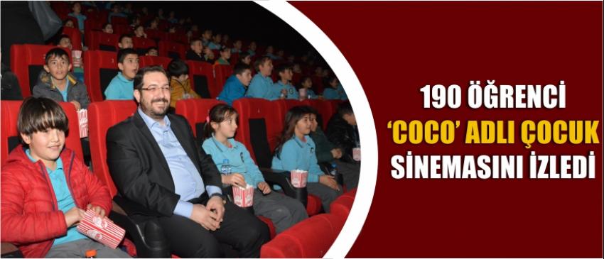  190 Öğrenci ‘Coco’ Adlı Çocuk Sinemasını İzledi