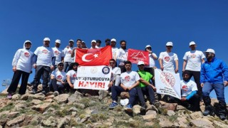 Hasandağı zirvesinden mesaj var: “uyuşturucuya hayır”