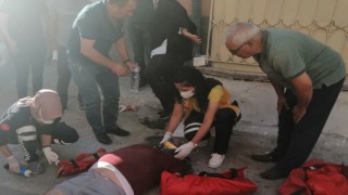 Hava almak isteyen astım hastası 2. Kattan düşerek ağır yaralandı