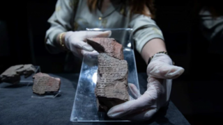 3 Bin 500 Yıllık 'Kutsal Evlilik' Tableti Ziyaretçisiyle Buluştu