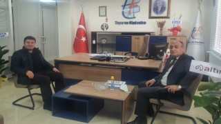 Başkan Dinçer'den Tapu Müdürü Alıcı’ya Ziyaret