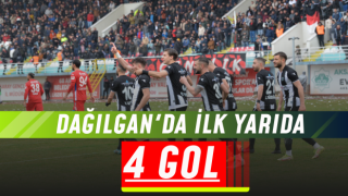 Dağılgan'da İlk Yarıda 4 Gol