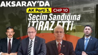 Aksaray'da Ak Parti 3, Chp 10 Seçim Sandığına İtiraz Etti