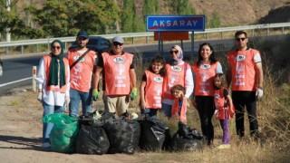 Aksaray TEMA Gönüllülerinden Çöp Toplama Etkinliği
