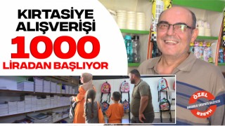 Kırtasiye Alışverişi 1000 Liradan Başlıyor