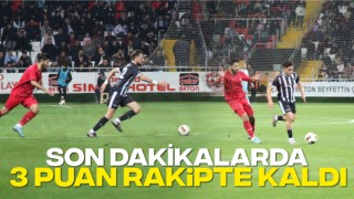 Son Dakikalarda 3 Puan Rakipte Kaldı