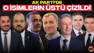 AK Parti'de O İsimlerin Üstü Çizildi