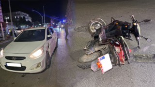 Alkollü Motosiklet Sürücüsü Kazaya Sebep Oldu: 1 Yaralı  