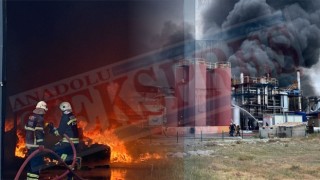 OSB'de Yağ Fabrikasında Yangın! Fabrika Ateş Topuna Döndü