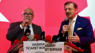 Hisarcıklıoğlu: "Aksaray Ticaret Borsası, proje merkezi gibi çalışıyor"