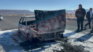 Yanan aracının başında, “Cana geleceğine mala gelsin” dedi