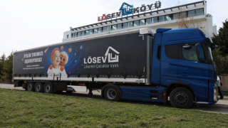LÖSEV İyilikler Tırı Aksaray'da: Kanserli çocukların yüze güldü