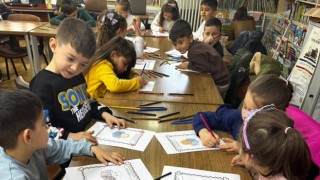 Minikler kütüphane kültürüyle tanıştı