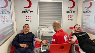 Ağaçören halkı kan bağışı kampanyasında tek yürek