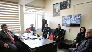 Ağaçören'de okul güvenliği yerinde incelendi