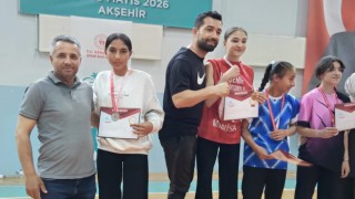 Aksaraylı ortaokul öğrencisi şampiyonada fırtına gibi esti