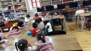 Çamlıca Anaokulu öğrencileri kütüphane ile buluştu