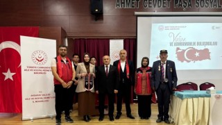 Gazi ve şehit yakınlarından, öğrencilere vatan sevgisi dersi