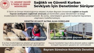 Kurbanlık sevkiyatına sıkı denetim