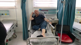 Tarlada çalışırken akrep soktu