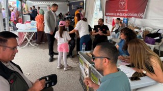 Aksaray BİLİMFEST’te sağlık standı yoğun ilgi