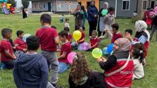Miniklerin yüzü çocuk şenliğiyle güldü