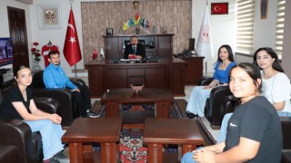 Müdür Yıldız, Aksaray'ın altın yumruklarını ağırladı