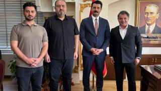 Kaymakam Bek’e gazetecilerden ziyaret