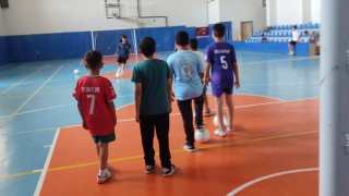 Ağaçören’de çocuklar futbol kursunda buluştu