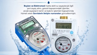 Aksaray’da akıllı su sayacı kullananlar dikkat! Servis bilgileri güncellendi